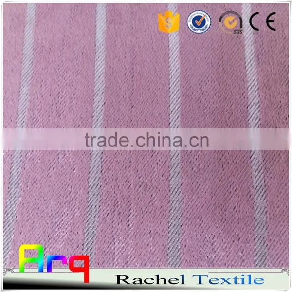 Modern Simple 100% Polyester Material Flocked Fabrics for Blackout Curtain/ Sofa/cushion- Silk Like Polyester Material photo-4