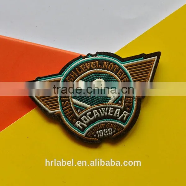 2017 New Any Shape Laser Cut Woven Patch