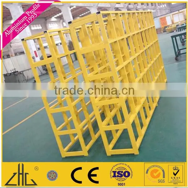 Wow!! PVDF Powder Coating Aluminium Profiles Factory, Aluminium Frame Windows , 80 Micron Powder Coated Aluminium Alloy Profile photo-3