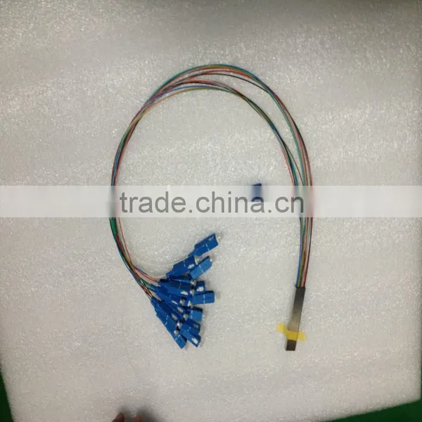Fast Transmission Rate SC Fiber Optical Splitter 0.9mm FTTH 1*16 PLC SC Optic Fiber Splitter