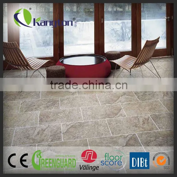 3mm Luxury Vinyl Tile Composition Tile, Tile Vinyl Flooring photo-2