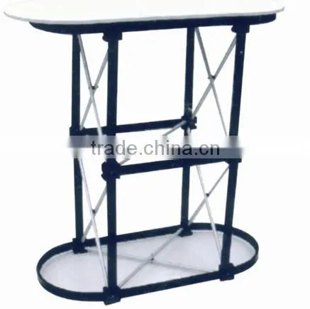 Portable Folding Aluminum Pop up Counter, Advertising Pop up Promotion Table photo-4