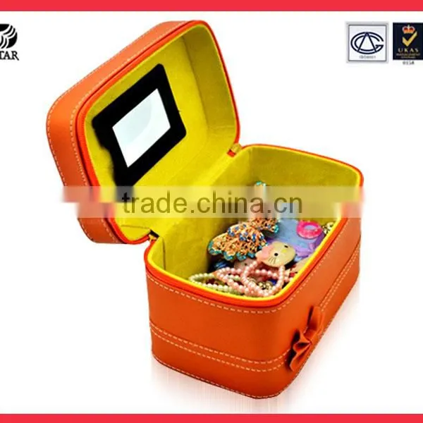 2016 Popular Style Leather Jewelry Box, Custom Jewelry Boxes Packaging photo-3
