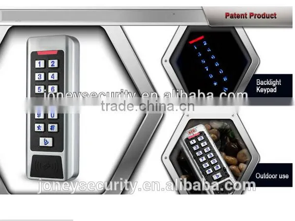 Metal Two Door Waterproof Standalone Keypad RFID Smart Card Door Access Control photo-4