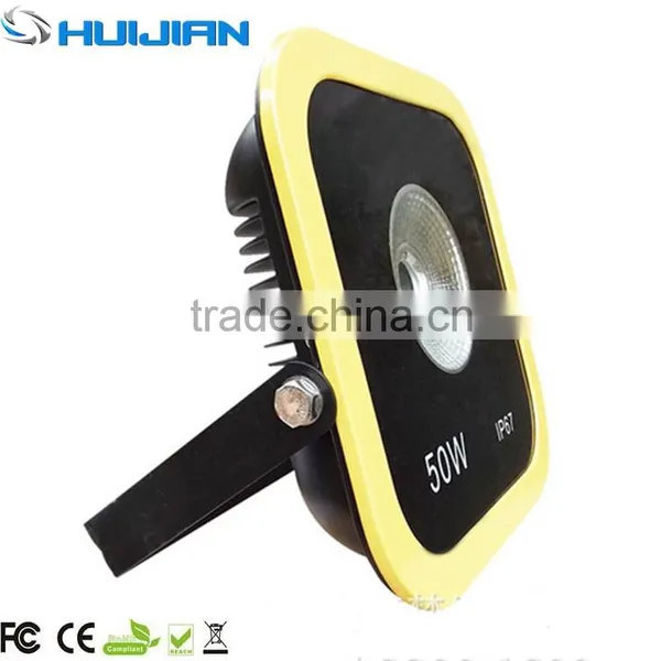 IP65 Yellow Housing Outdoor LED Flood Lighting 50W photo-3