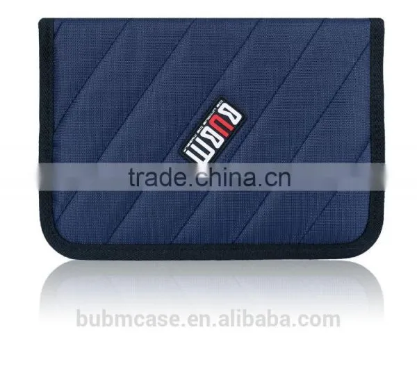 BUBM Daily Practical Nylon Storage Bag and USB Flash Drive or Usb Cable Bule Small Bag photo-4