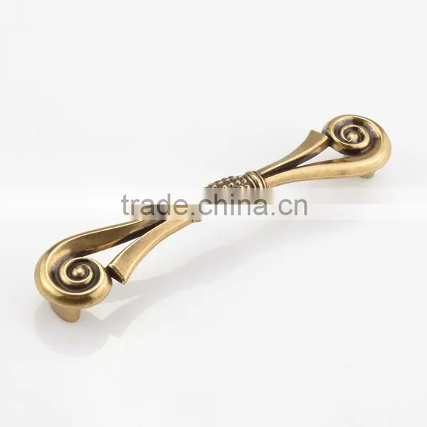 Hot Sale Zinc Alloy Antique Bronze Drawer Handle Old photo-3