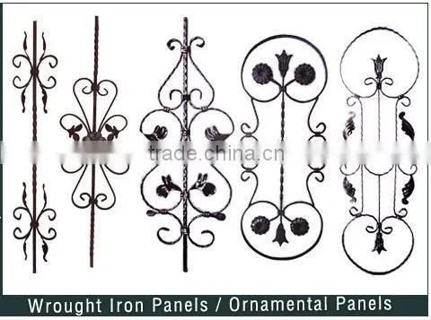 Wholesale Wrought Iron Fence Scroll Bending Decorative Panels photo-4