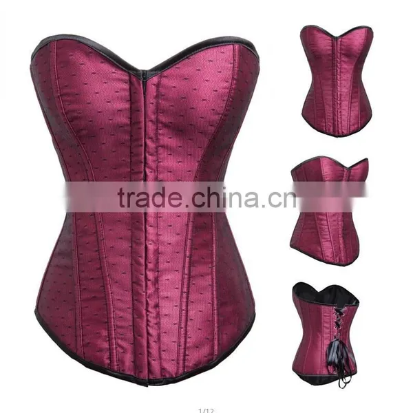 Vintage Type Factory Price Leopard Patten New Fashion Sexy Mature Women Corset photo-2