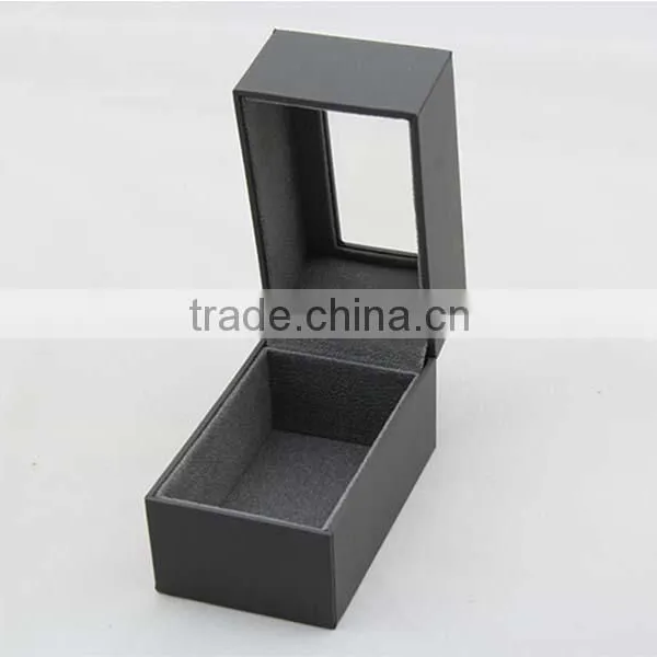 Low MOQ Cheap Professional Black Single Paper Watch Box photo-2