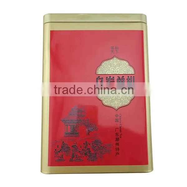 Custom Rectangualr Wine Metal Tin/tin Can/ Tin Box