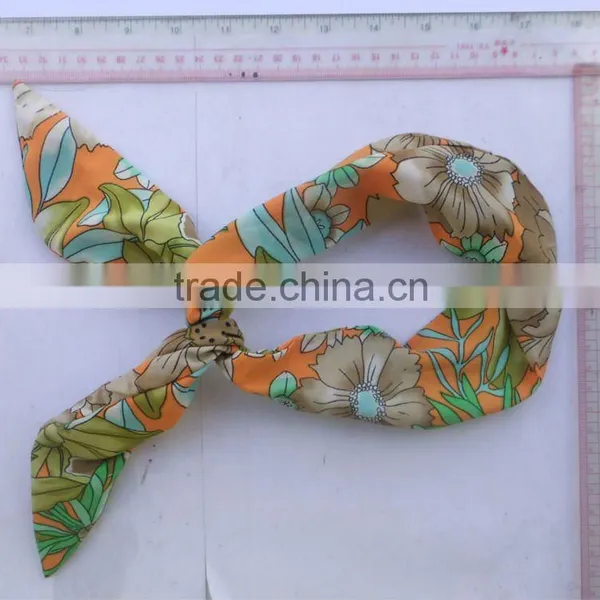 Fashion Various Floral Printed Fabric Covered Iron Wire Headbands