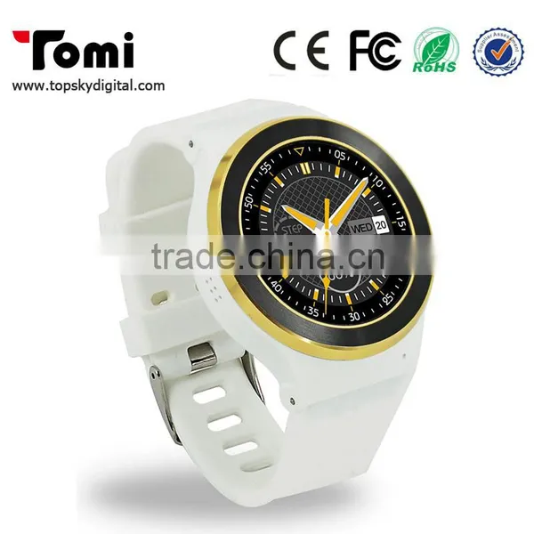 Top Quality 3G WCDMA Smart Watch Heart Rate Watch With GPS 1.3GHZ Quad-core 512MB+8G WIFI Heart Rate Monitor Sedentary Reminder