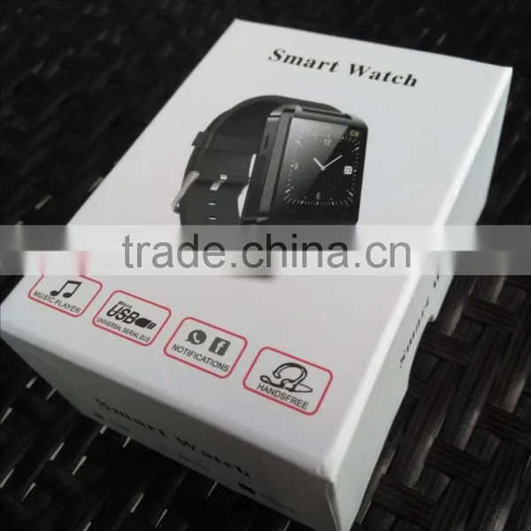 Smart Watch U8 Bluetooth Call SMS Reminder Pedometer For OS Android Phones Black photo-6