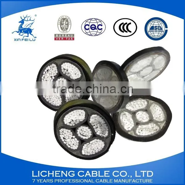 4*50+1*25mm2- Hot!!Chinese Cable Supplier Aluminum XLPE Insulated PVC Sheathed Construction Power Cable for Construction-YJLV photo-4