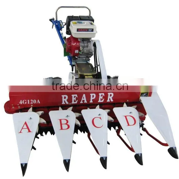 1.2m Rice Reaper, Harvester of Wheat and Rice,mini Harvester 4G-120A photo-2
