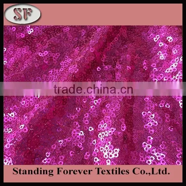 Embroidery Fancy Wholesale Sequin Vinyl Tablecloths for Wedding photo-4