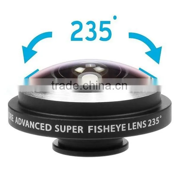 High-end Universal Clip 235 Degree Super Fisheye Lens for All Brand Cellphone IPhone 4S 5S 6 Plus Samsung S4 photo-3