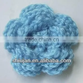 Apparel Crocheted Flower/ Crochet Decorative Flower for Baby Cap