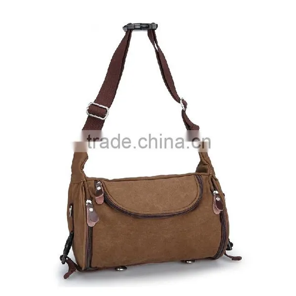 Male Canvas Waist Bag Outdoor Sport Single Shoulder Bag Casual Travel Bag photo-2
