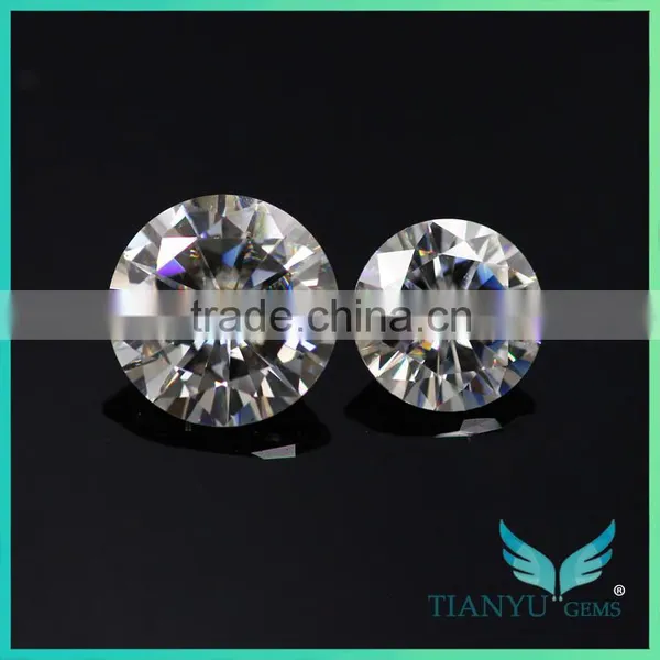Lab Created Diamonds DEF Colorness Stone Foreverone Band Moissanite photo-6