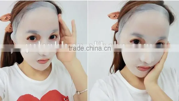 Reusable Ear Hanging Locking Water Essence Silicone Facial Mask Face Shield photo-5