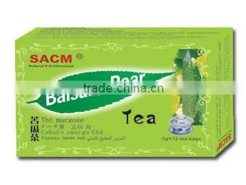 Internal heat reducing tea balsam pear tea