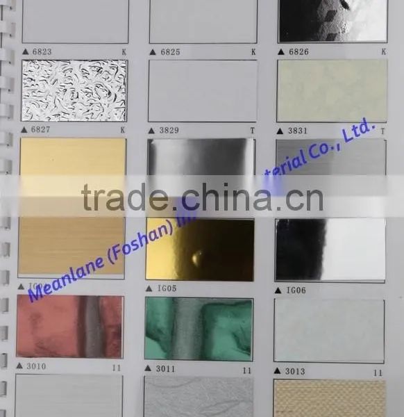 Metallized Self Adhesive Cold Laminated Film for Decoration photo-4