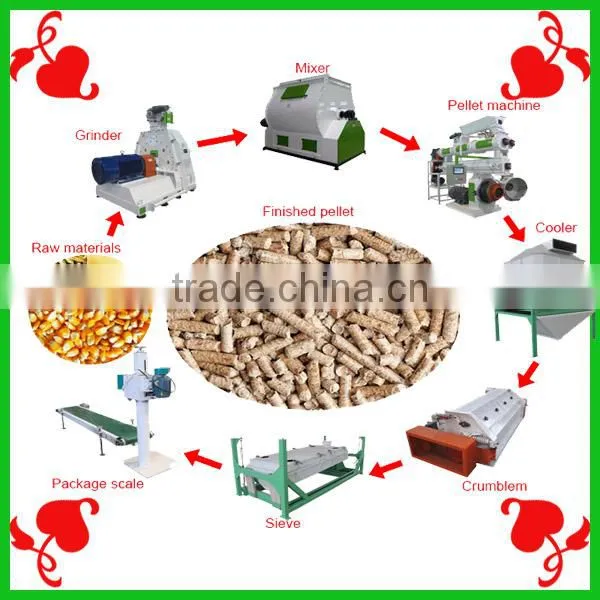 1-20T/H High Efficiency Easy Operation Animal Feed Pellet Production Line For Sale photo-5