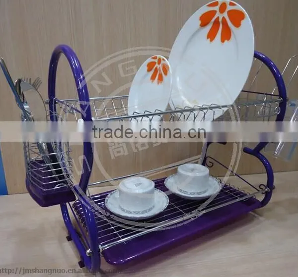 2016 Hot Sale Stainless Steel Double Tier Dish Rack photo-6