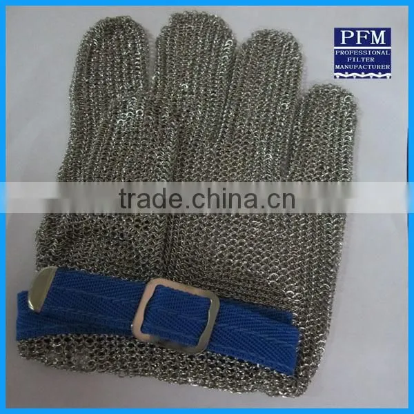 304 Food Grade Stainless Steel Chain Mail Gloves photo-4