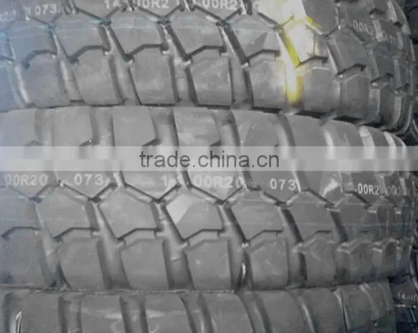 High Quality Advance Military Truck Tyre 1400R20 1500r20 1600R20 photo-2