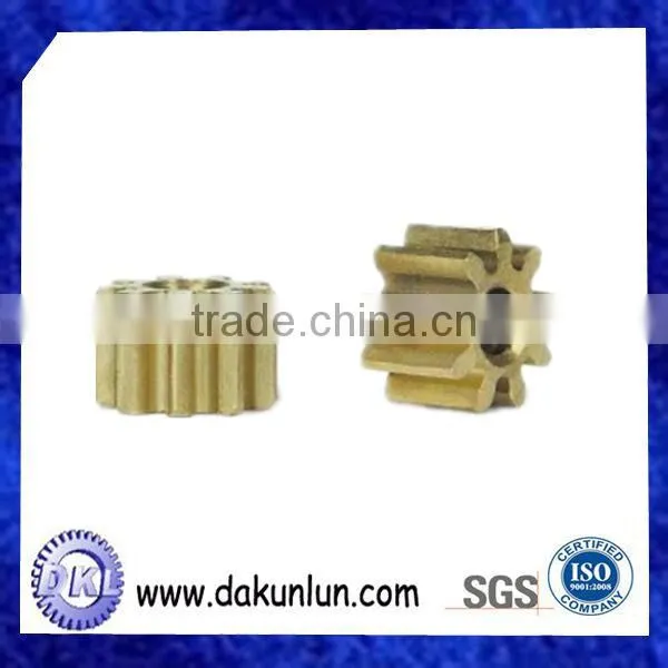 CNC Turning Customzied Brass Pinion/Brass Gear photo-4