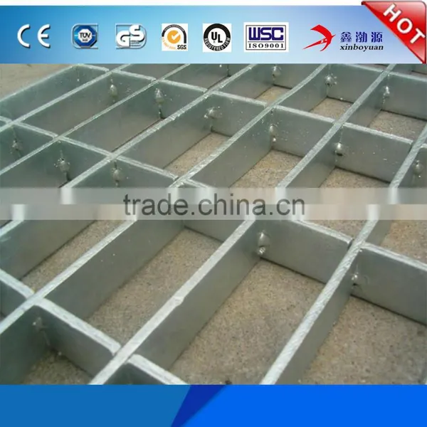 Wholesale Cheap Price Metal Floor Grates / Plain Type I Shape 25x5 Steel Grating / Serrated Steel Grating photo-4