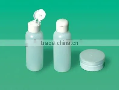 Pet Bottle With Closure for Cosmestic Packing