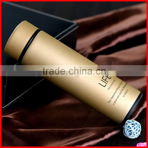 LOGO Customized 350/500ml Double Layers Stainless Steel Straight Vacuum Cup Advertising Gift Bottle Water Flask photo-4
