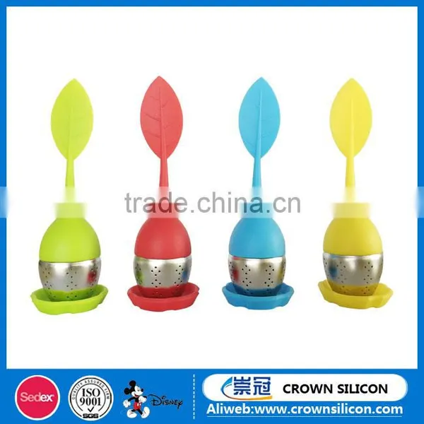 Hot Sale New Design Leaf Shape Silicone Tea Infuser photo-5