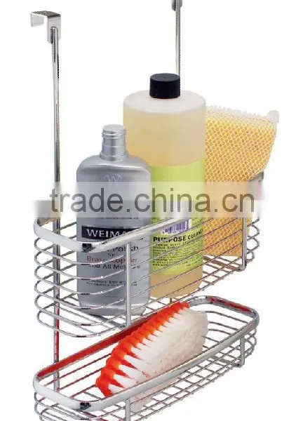 Kitchen Bakset Over The Cabinet Door Steel Wire Storage Basket photo-4