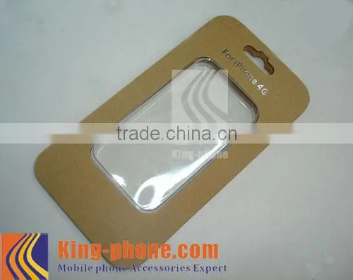 Kraft Paper Packing Boxes With Display Plastic Tray for Phone Case, Gift Paper Boxes photo-2