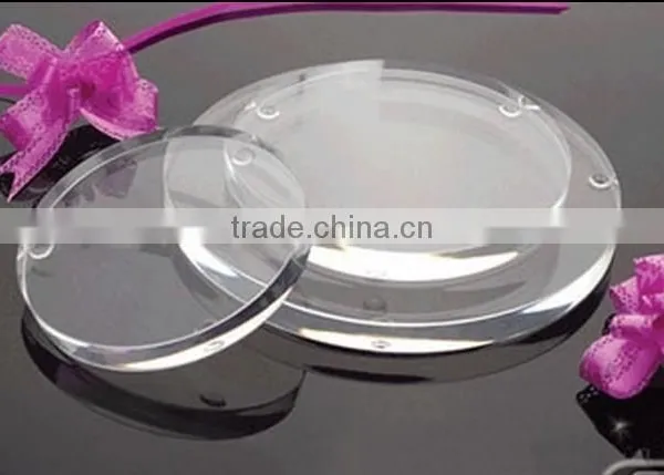 Clear Transparent Acrylic Coaster,OEM Cheaper Plastic Coaster