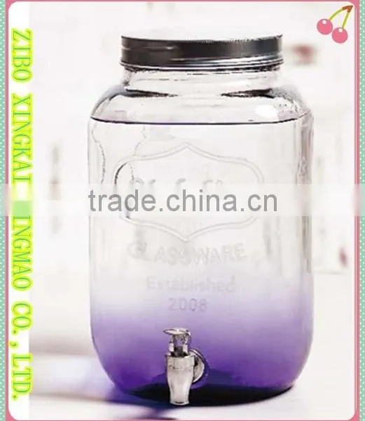 4 Liter Glass Juice Dispenser With Metal Cover photo-3