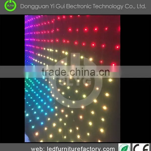 High Quality Indoor Stage Backdrops Video LED Curtain photo-5