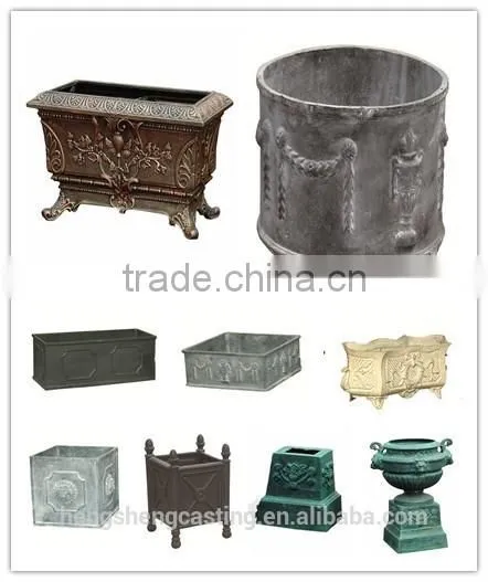 2015 New Product Antique Cast Iron Garden Planters & Plant Pots photo-4
