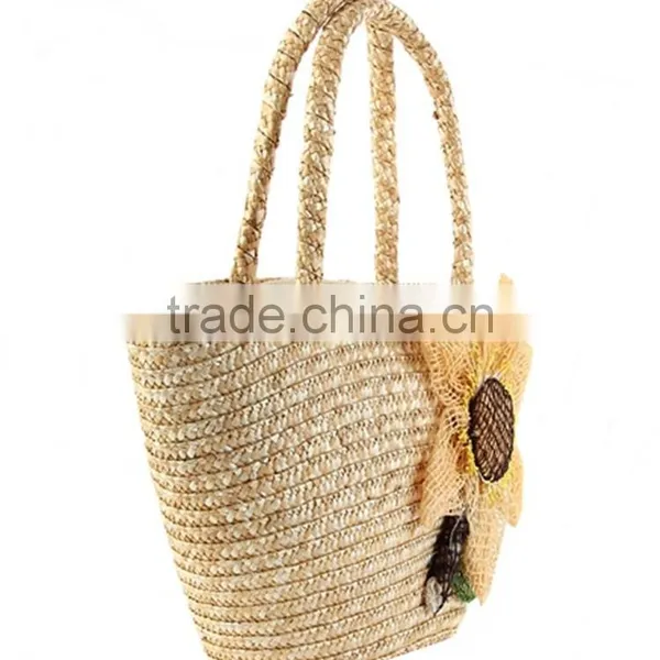 Wheat Straw Handmade Women Summer Straw Bag Wholesale photo-2