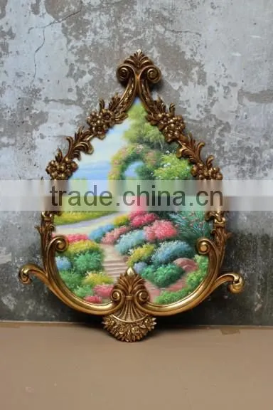 Old Factory Style Antique Gold Fancy Picture Frames photo-6