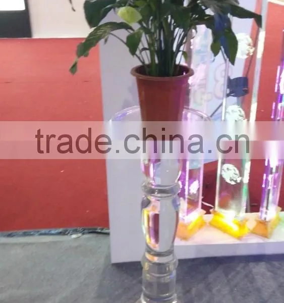New Design Crystal Tall Flower Stand photo-2