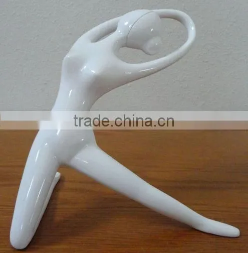 Home Decoration Morden Design Fiberglass Resin Yoga Pose Sculptures Wholesale photo-3