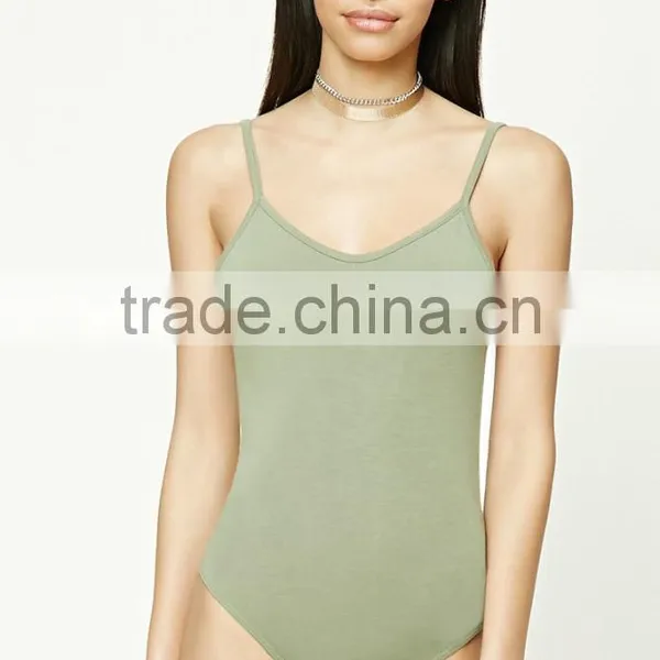 Adult Artistic Gymnastic Leotard Ladies Cami Straps Round O Neck Scoop Back Custom Bodysuits Ballet Leotard photo-6