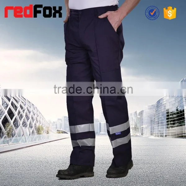 Reflective Safety 100% Polyester Cargo Pants photo-4