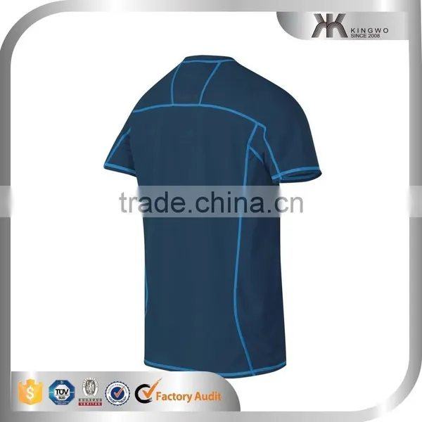 New Arrival Plain Dry Fit Men's Shirts, Polyester Sports T-shirt/running Top Wholesale Men's Shirt photo-3